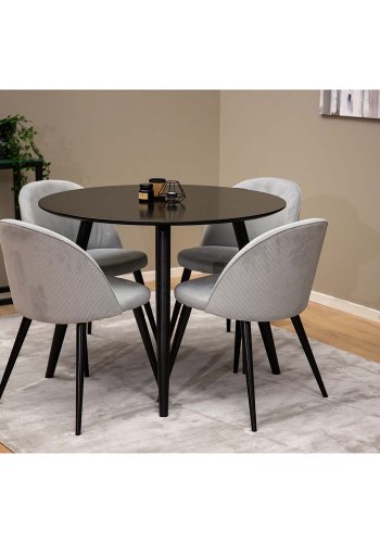 VENTURE DESIGN Indra gulvtppe - slv viskose og bomuld (170x240)