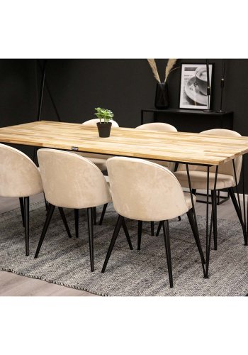 VENTURE DESIGN Ganga gulvtppe - slv uld og bomuld (170x240)