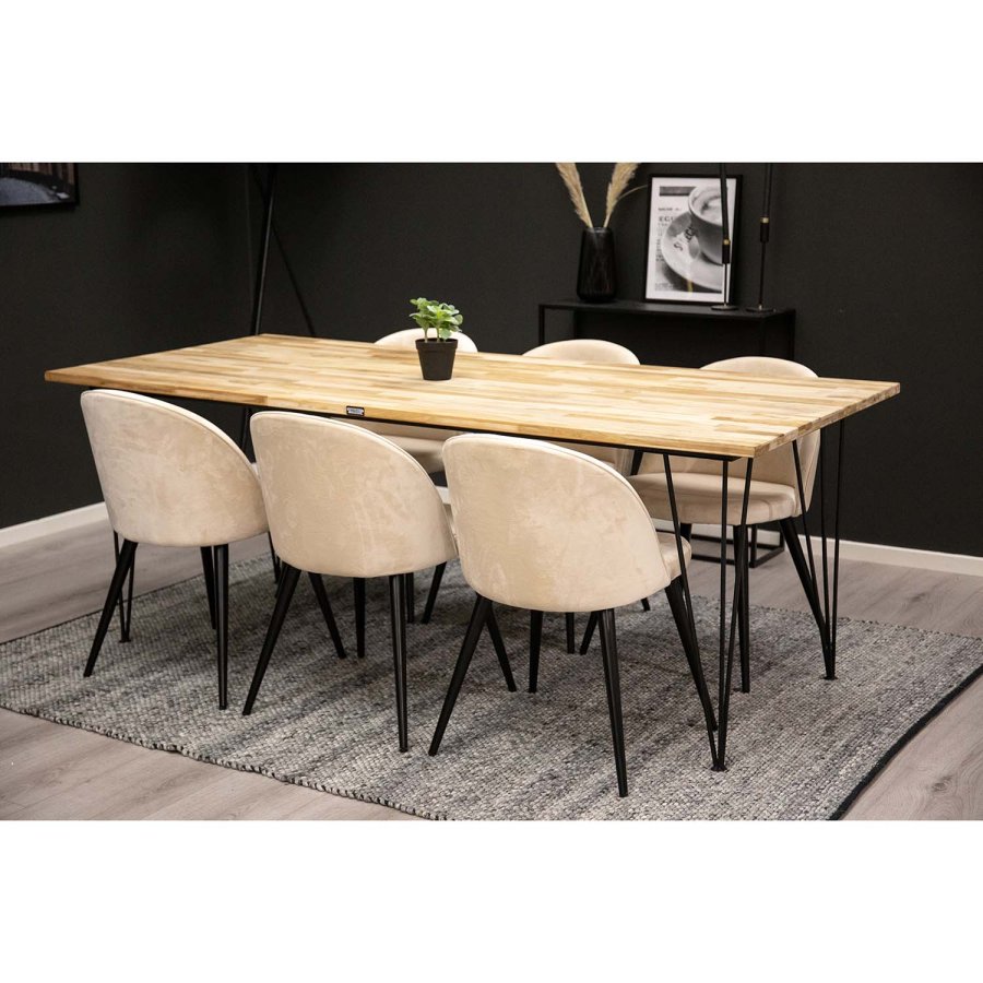 VENTURE DESIGN Ganga gulvtppe - slv uld og bomuld (170x240)