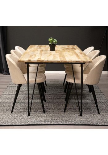 VENTURE DESIGN Ganga gulvtppe - slv uld og bomuld (170x240)