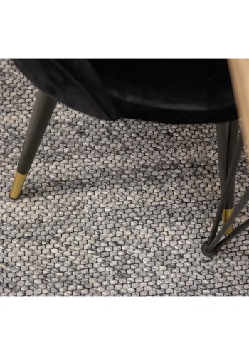 VENTURE DESIGN Ganga gulvtppe - slv uld og bomuld (170x240)