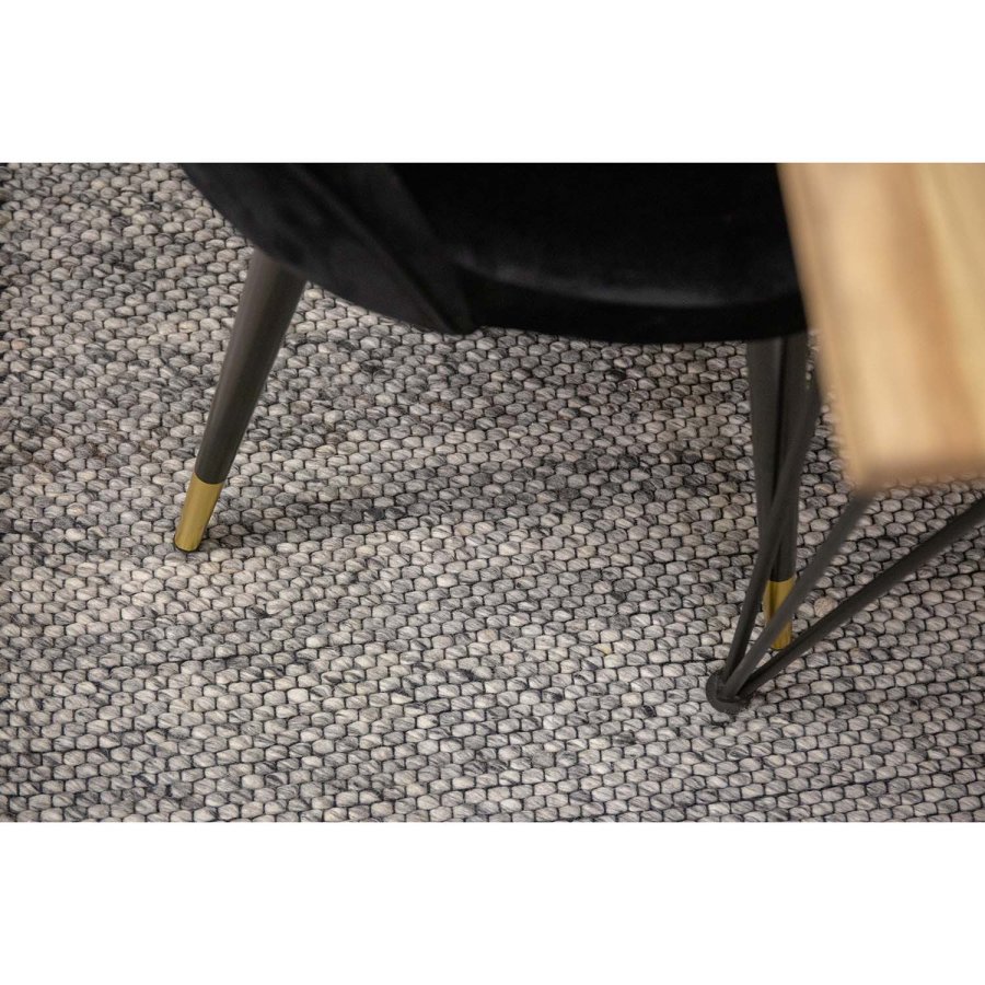 VENTURE DESIGN Ganga gulvtppe - slv uld og bomuld (170x240)