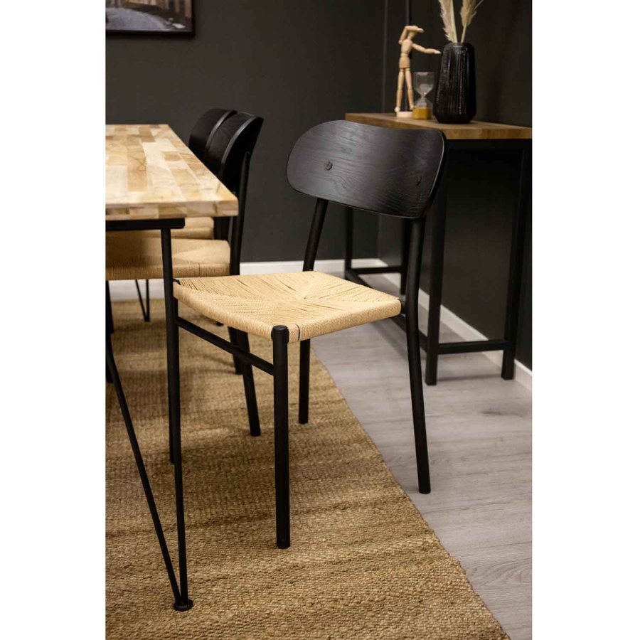 VENTURE DESIGN Kali gulvtppe - natur jute (170x240)