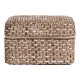 HOUSE NORDIC Marrakech smykkeskrin - brun mix polyester (11x11x6,5)
