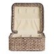 HOUSE NORDIC Marrakech smykkeskrin - brun mix polyester (11x11x6,5)