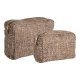 HOUSE NORDIC Safi toilettaske - brun mix polyester (st af 2)