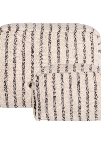 HOUSE NORDIC Nador toilettaske - sand mix polyester (st af 2)