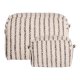 HOUSE NORDIC Nador toilettaske - sand mix polyester (st af 2)