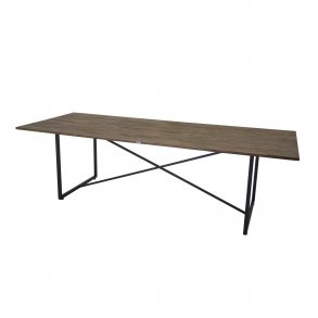 VENTURE DESIGN Padang spisebord - brun teaktr og metal (250x100)