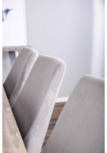 VENTURE DESIGN Sishu gulvtppe - lysegr uld og bomuld (170x240) 