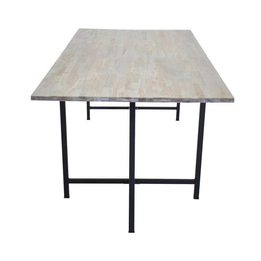 VENTURE DESIGN Jepara spisebord - gr tr og metal (250x100)