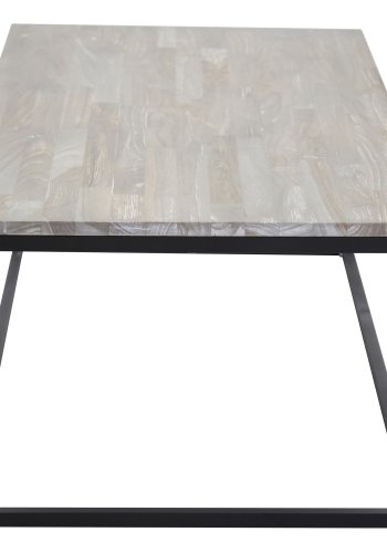 VENTURE DESIGN Jepara sofabord - gr tr og metal (120x60)