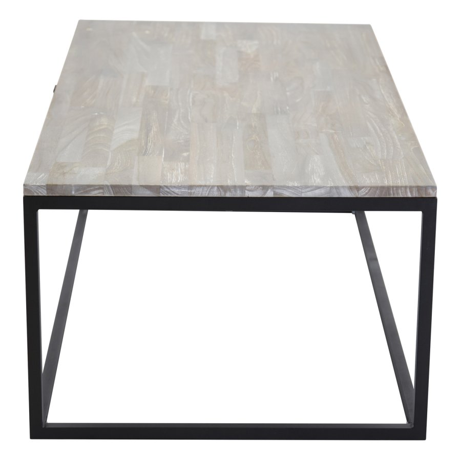 VENTURE DESIGN Jepara sofabord - gr tr og metal (120x60)