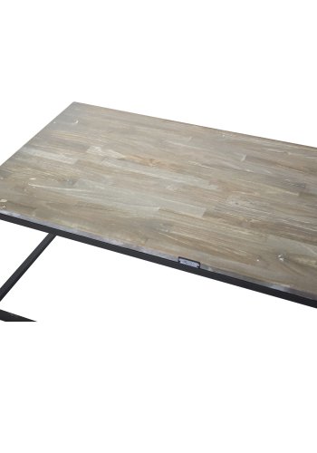 VENTURE DESIGN Jepara sofabord - gr tr og metal (120x60)