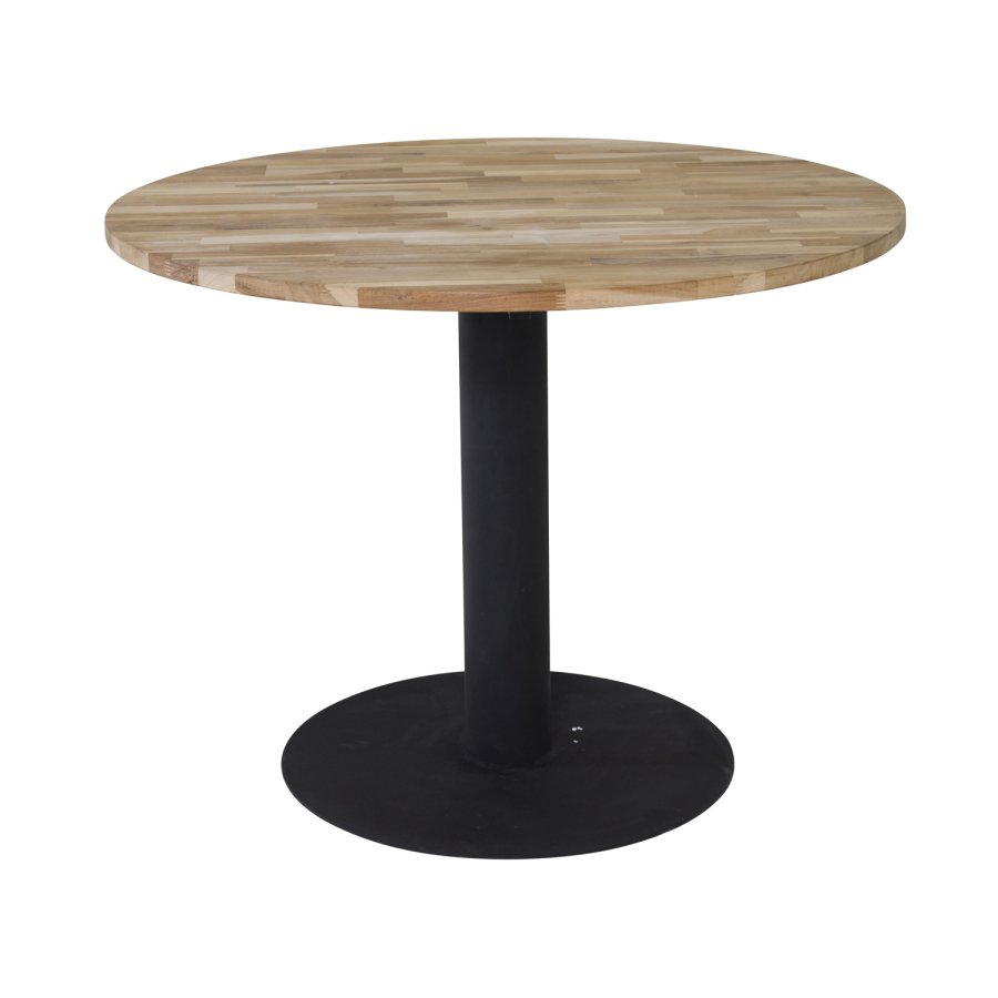 VENTURE DESIGN Cirebon spisebord - natur teaktr og sort metal (100)