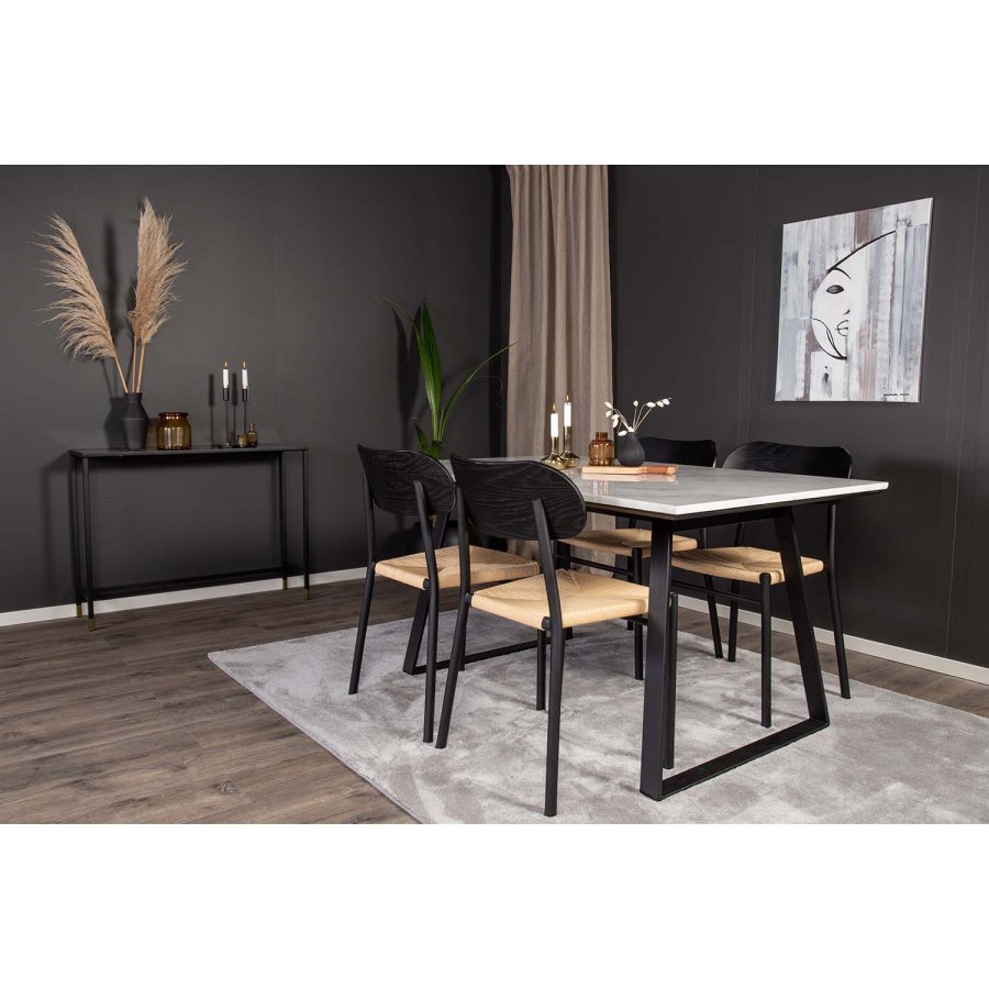 VENTURE DESIGN Undra gulvtppe - slv viskose (170x240) 