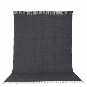 VENTURE DESIGN Panipat gulvtppe - mrkegr bomuld (170x240) 
