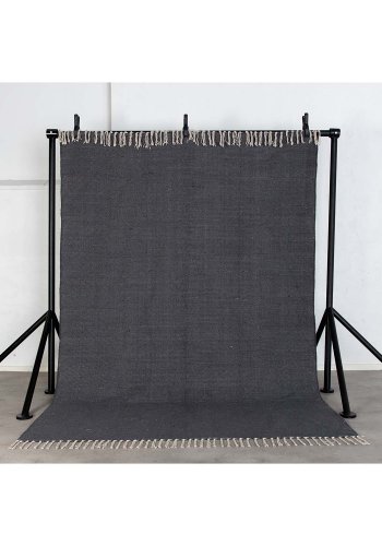 VENTURE DESIGN Panipat gulvtppe - mrkegr bomuld (170x240) 