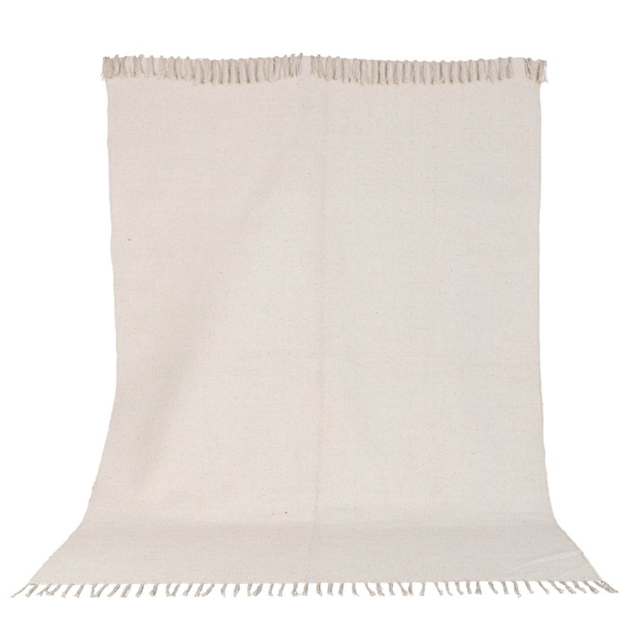 VENTURE DESIGN Panipat gulvtppe - beige bomuld (200x300)