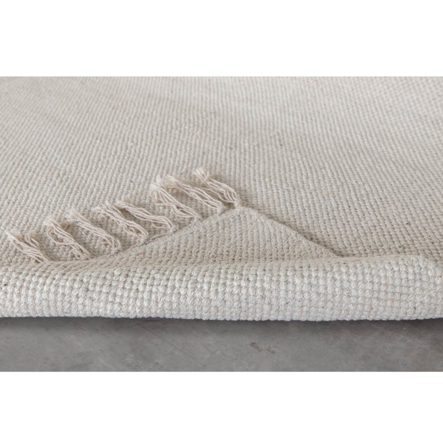 VENTURE DESIGN Panipat gulvtppe - beige bomuld (200x300)