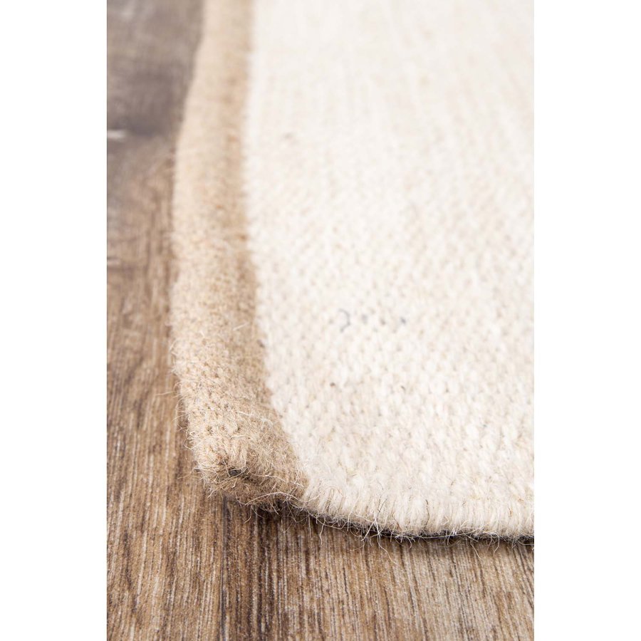 VENTURE DESIGN Jaipur gulvtppe - beige uld og bomuld (170x240)