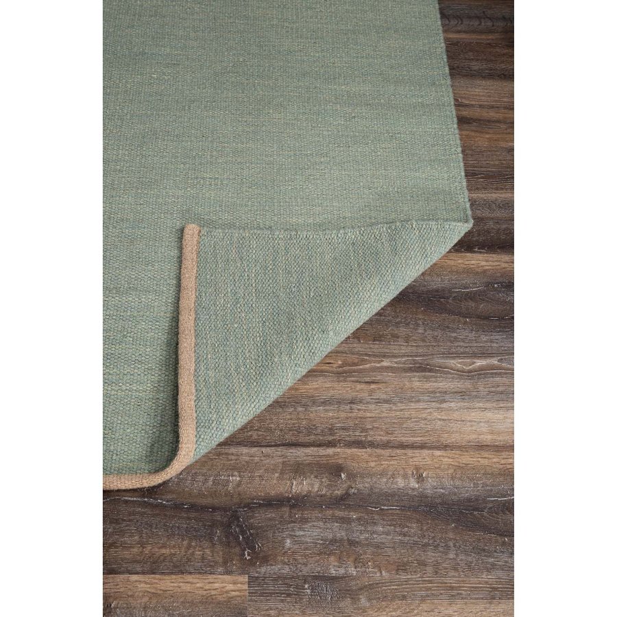 VENTURE DESIGN Jaipur gulvtppe - olivengrn uld og bomuld (170x240) 