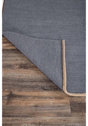 VENTURE DESIGN Jaipur gulvtppe - bl uld og bomuld (170x240)