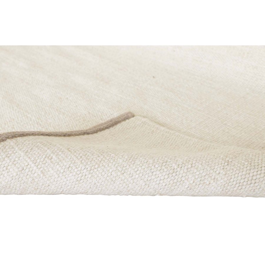 VENTURE DESIGN Jaipur gulvtppe - beige uld og bomuld (200x300) 