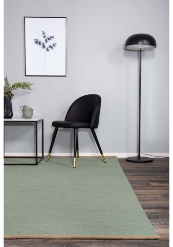 VENTURE DESIGN Jaipur gulvtppe - olivengrn uld og bomuld (200x300)