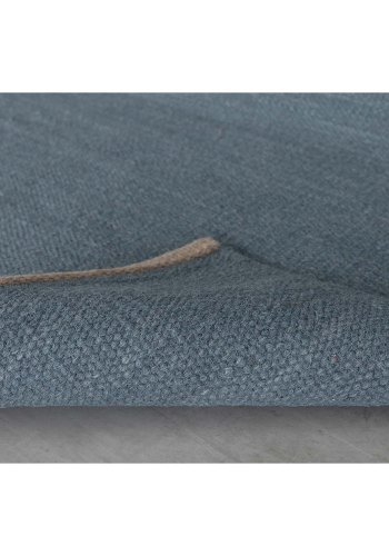 VENTURE DESIGN Jaipur gulvtppe - bl uld og bomuld (200x300) 