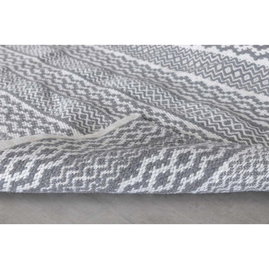 VENTURE DESIGN Sishu gulvtppe - lysegr uld og bomuld (170x240) 