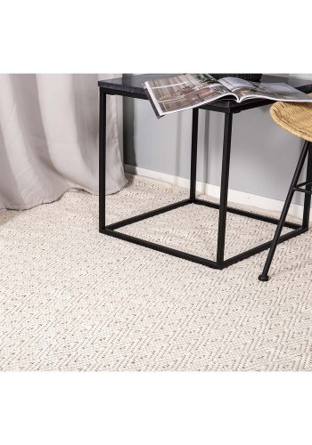 VENTURE DESIGN Julana gulvtppe - beige uld og polyester (170x240) 