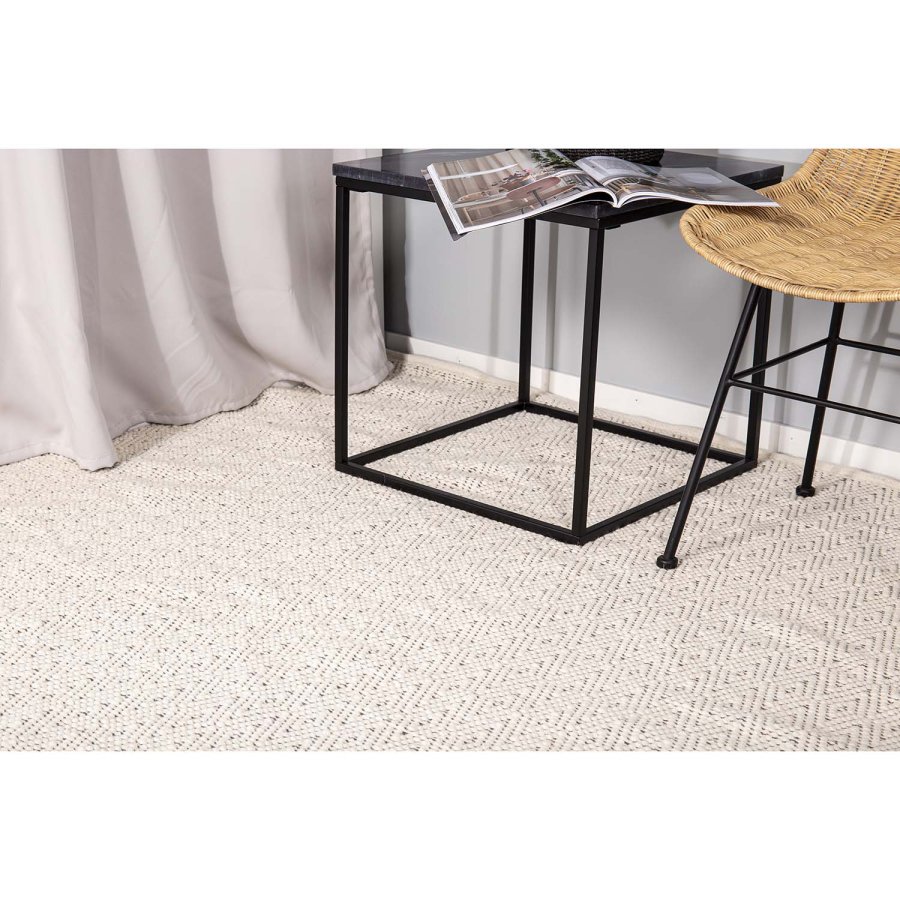 VENTURE DESIGN Julana gulvtppe - beige uld og polyester (170x240) 