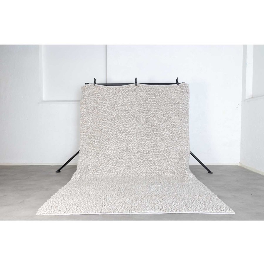 VENTURE DESIGN Jajru gulvtppe - beige uld og viscose (200x300) 