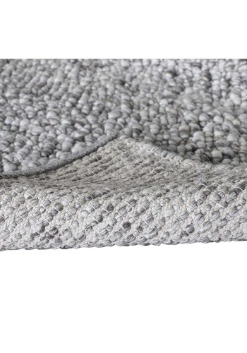 VENTURE DESIGN Jajru gulvtppe - lysegr uld og viskose (200x300) 