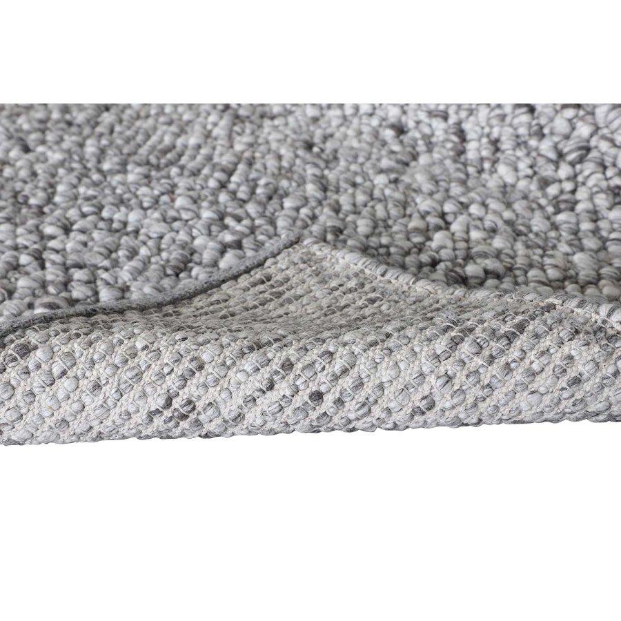 VENTURE DESIGN Jajru gulvtppe - lysegr uld og viskose (200x300) 