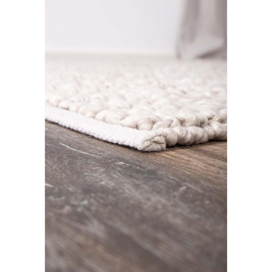 VENTURE DESIGN Jajru gulvtppe - beige uld og viskose (250x350) 