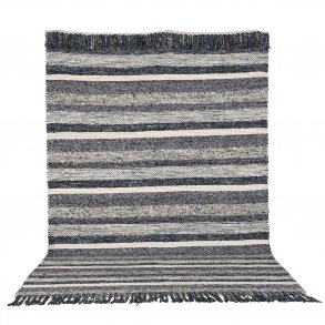 VENTURE DESIGN Agra gulvtppe - gr og bl uld (170x240) 