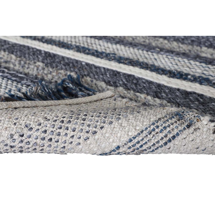 VENTURE DESIGN Agra gulvtppe - gr og bl uld (170x240) 