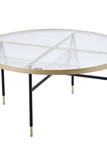 VENTURE DESIGN Bubbles sofabord - glas og metal (98)