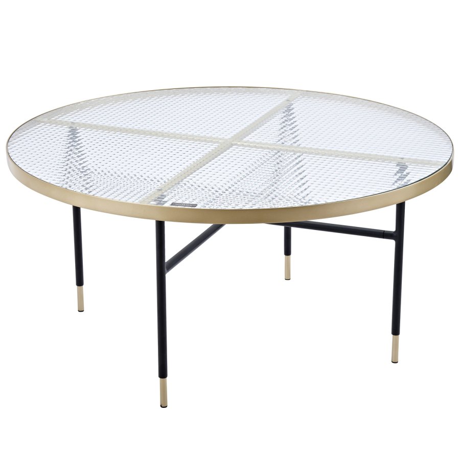 VENTURE DESIGN Bubbles sofabord - glas og metal (98)