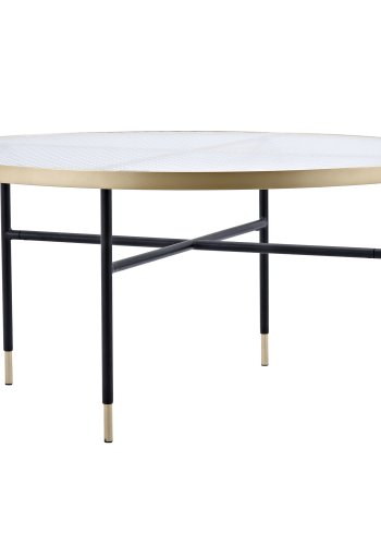 VENTURE DESIGN Bubbles sofabord - glas og metal (98)