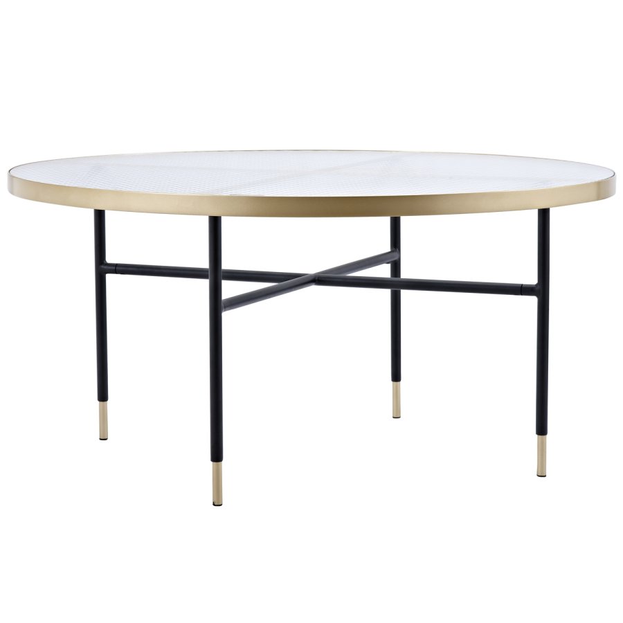 VENTURE DESIGN Bubbles sofabord - glas og metal (98)