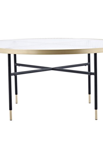 VENTURE DESIGN Bubbles sofabord - glas og metal (98)