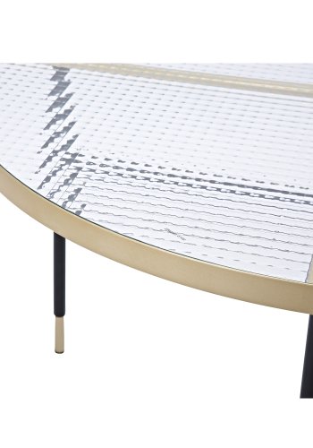 VENTURE DESIGN Bubbles sofabord - glas og metal (98)