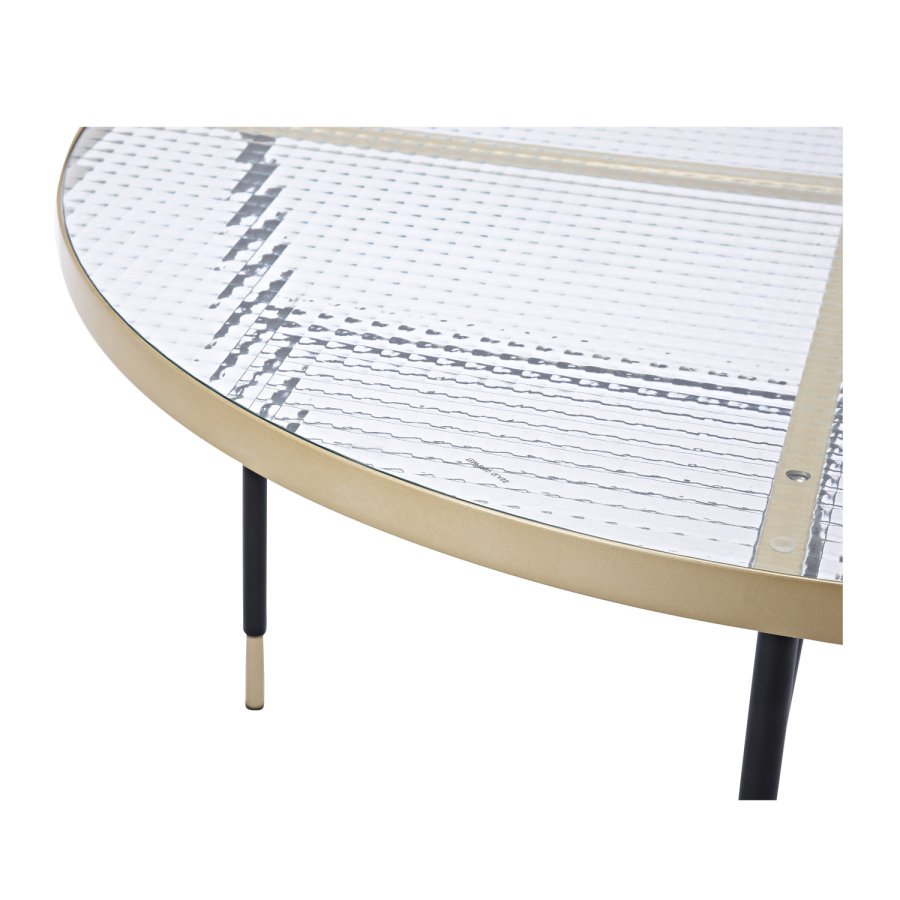 VENTURE DESIGN Bubbles sofabord - glas og metal (98)