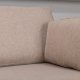 VENTURE DESIGN Boom 3 pers. sofa - brun polyester og sort stl