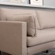 VENTURE DESIGN Boom 3 pers. sofa - brun polyester og sort stl