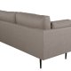 VENTURE DESIGN Boom 3 pers. sofa - brun polyester og sort stl