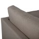 VENTURE DESIGN Boom 3 pers. sofa - brun polyester og sort stl